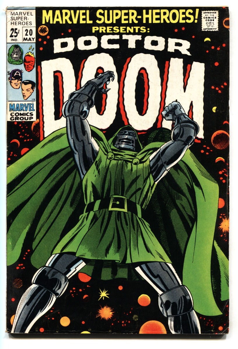 Illustration de Doctor Doom dans un comics